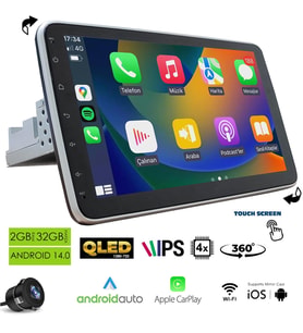 VİSOR MD-208 Tablet Multimedya Android 10 İnç Universal 2+32GB Oynar Başlık 4 Çekirdek