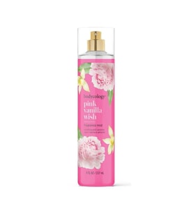 Bodycology Pink Vanilla Wish Fragrance Mist Çiçeksi Kadın Vücut Spreyi (Şeffaf)