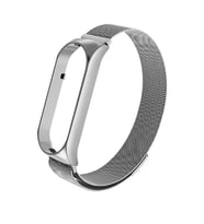 Xiaomi Mi Band 6 Kordon Milano Loop Metal Band (Ten - Siyah - Beyaz)