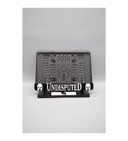 Undısputed 3D Kabartmalı Pleksi Motor Plakalığ
