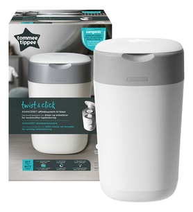 Tommee Tippee Twist & Click Bebek Bezi Çöp Kovası Sistemi (Yeni) (Gri)