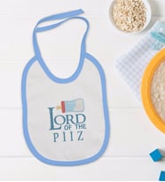 BK Kids Lord Of The Piiz Tasarımlı Mavi Bebek Mama Önlüğü-1