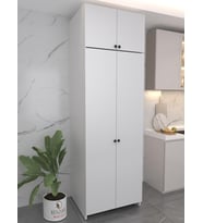Kenzlife buzdolabı derin dondurucu dolabı modülü grönland beyaz 220*070*70 kapaklı arkalıksız