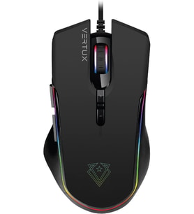 Vertux Oyuncu Mouse Gamecharged™ Hafif Oyun Özel Led Işıklı 10.000 Dpi - Vertux Assaulter (Çok Renkli)