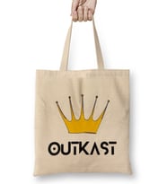 OutKast Logo Art Bez Çanta Uzun Saplı
