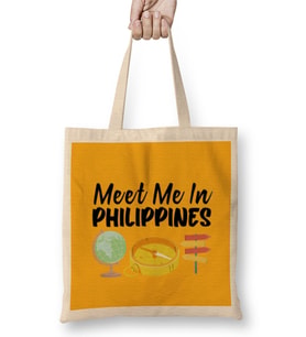 Funny Travel Gift Design Lover-Trippin Wanderlust Journey Adventurer Vacation Bez Çanta Uzun Saplı