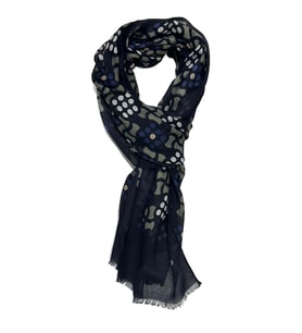 Spring Style Lacivert İtalyan Modal Kaşkol MDL04