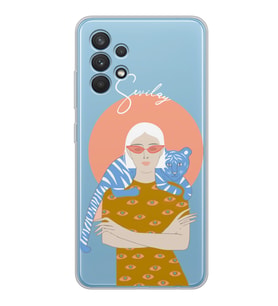 Samsung Nude And Leon Tasarımlı Şeffaf Telefon Kılıfı