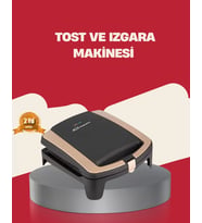 Tost Makinesi Yapışmaz Plaka 1500 Watt Güçlü Performans
