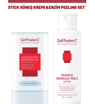 Cell Fusion C Stick Güneş Kremi ve Enzim Peeling Seti