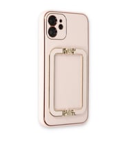 İphone 12 Kılıf Co Elit Kapak - Pudra
