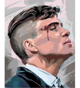 Thomas Shelby 2 Sayılarla Boyama Seti 60x75 cm (Tuvale Gerili)