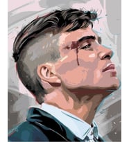 Thomas Shelby 2 Sayılarla Boyama Seti 60x75 cm (Tuvale Gerili)
