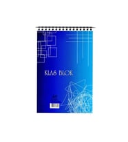 Klas Bloknot Spiralli Kareli 40 Yaprak A5 (12 Li Paket)