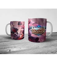 Pixxa Mobile Legends Gusion & Lesley Valentines Sevgili Kupa Bardak Model 1