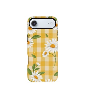 iPhone 17 Air Vorian Çift Katmanlı Kılıf Daisy Picnic Gingham