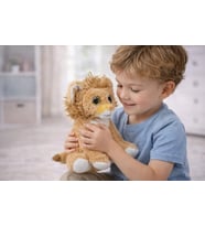 Peluş Cam Gözlü Hayvanlar 25 cm - Aslan - 1 ADET