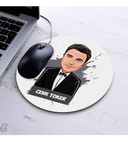 Smokinli Erkek Karikatürlü Mousepad