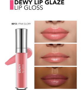Dewy Lip Glaze Nemlendirici Etkili Yarı Transparan Dudak Parlatıcısı - 013 PINK GLORY