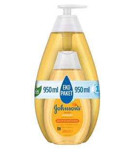 Johnson's Baby Bebek Şampuan 750 ml + Bebek Yağı 200 ml - Standart