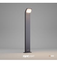 FoneLight Naja 80 cm LED Bahçe Bollard Aydınlatma Direği Antrasit Alüminyum IP65 Peyzaj Yürüyüş Yolu Aydınlatması 9W 3000K