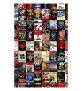 Stephen King Romanları Tablo Ahşap Poster Dekoratif