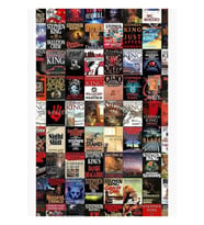 Stephen King Romanları Tablo Ahşap Poster Dekoratif