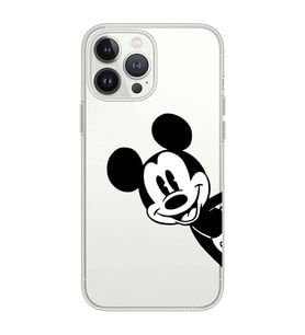 Iphone 15 Pro Uyumlu Mickey Mouse Tasarımlı Şeffaf Telefon Kılıfı