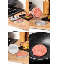 Cooker Hamburger Ve Köfte Kalıbı Köfte Presi Şekillendirici Burger Press Pratik Köfte Yapma Aparatı