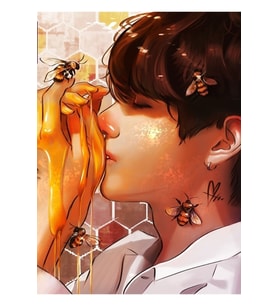 Bal Tae Tablo Ahşap Poster Dekoratif Kod5381