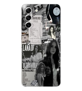 Samsung Galaxy S22 Uyumlu Lana Del Rey Desenli Şeffaf Telefon Kılıfı
