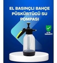 Basınçlı Manuel Köpük Pompası 2l Ayarlanabilir Sprey Başlıklı Temizlik