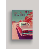 Nostaljik Klasik Otomobil Poster Modelleri - Klasik Seri 3 (Model 1)