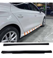 Seat Leon Mk4 Aero Yan Marşpiyel Seti Mat Siyah Plastik 2 Adet 2020 ve üzeri