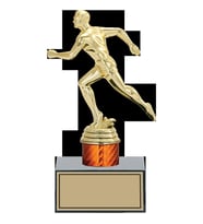 ODAK KUPA - Figürlü Kupalar - Atletizm Erkek Figürlü Kupalar FG-003 C - 21 cm