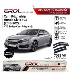 HONDA CİVİC FC5 (2016-2022) 4'LÜ SEDAN CAM RÜZGARLIĞI