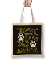 Best Dog Dad Ever 02 Bez Çanta Uzun Saplı