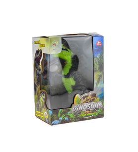 Oyuncak Dinazor Robot Trex Yumurtlayan Işıklı Sesli 25 Cm (Yeşil)