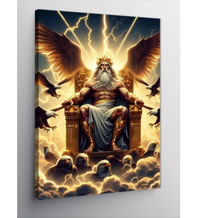 Kanvas Tablo Kartallar Ve Zeus