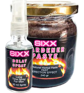 Sixx Anl Relaxer Gel 60 ml Herbal Paste Doğal Macun 240 gr