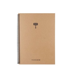 Kc 17X24 100 Yaprak Çizgili Sert Kapak Spiralli La Plume Viking Defter (1 Adet)