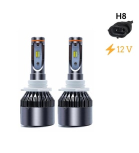 Space Led Far Ampulü Çift Renk Sarı/Beyaz H8-36W-4800LM-12V / LAAM495-1