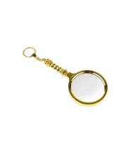 5x80mm Tüm Metal Altın Renklı Hediye Büyüteç, Optik Lensler Ile Çinko Alaşım Metal Çerçeve