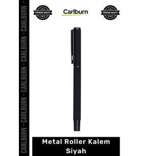 Özel Üretim Lüks Promosyon Kurumsal Ofis Hediyelik Şık Tasarım Kaliteli Metal Roller Kalem Siyah