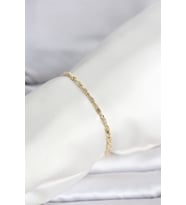 CM 14K Gold Renk Burgu Zincirli Model Kadın Bileklik 5886 - HPSBYI1948-4587