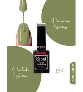 Adanil 15 ml Misyul Profesyonel Kalıcı Oje Mis-154