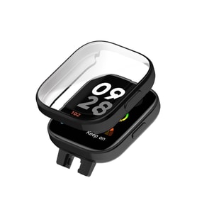 Xiaomi Redmi Watch 3 Uyumlu 360 Derece Korumalı Kasa ve Ekran Koruyucu Zore Watch Gard 30 (Siyah)