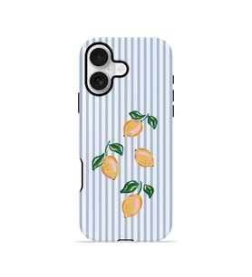 iPhone 16 Vorian Çift Katmanlı Kılıf Mini Lemon Riviera