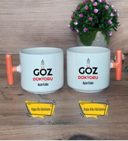 Göz Doktoru Kupa Bardak T Turuncu Kulplu Tıp Bayramı Hediyesi