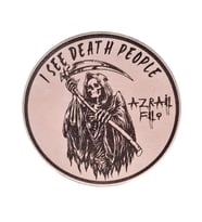 Azrail Filo I See Death People Deri PEÇ  -Arma - Leather Patch (Bej)